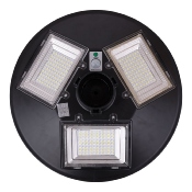 Luminaire LED Solaire Rond 90W 9000 lm IP67 avec Détecteur de Présence