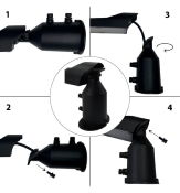 Luminaire LED Flex Osram 50W 6000lm Protection Surtension 