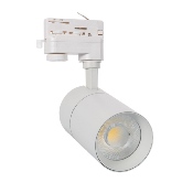 Spot LED Mallet Dimmable 20w Blanc pour Rail Triphasé